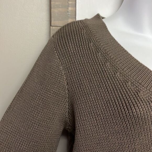 Athleta Repreve Teton V-neck Relaxed Sweater- Small - Picture 5 of 16